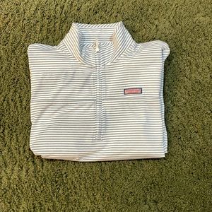 Vineyard Vines Women’s Shep Shirt XXL grey and white striped